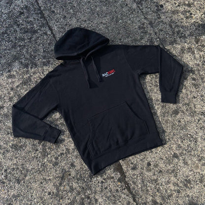 SIGNATURE LOGO HOODIE - BLACK - RACKERZWORLD