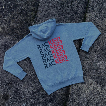 SIGNATURE LOGO HOODIE - GREY - RACKERZWORLD